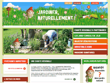 Tablet Screenshot of jardiner-naturellement.org